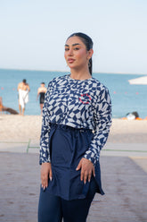 Rozamay Burkini Swimsuit-E015  Voile